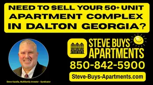Dalton Multifamily Investor Steve Kazella buys Apartment Complexes in Dalton Georgia, Chattanooga Tennessee and Cleveland Tennessee, call 850-842-5900 if you need to sell an apartment complex.