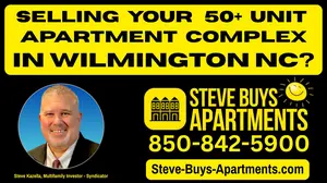 Call Wilmington NC Multifamily Investor Steve Kazella 850-842-5900 if you need to sell a multifamily property. We buy apartment complexes in Wilmington North Carolina.