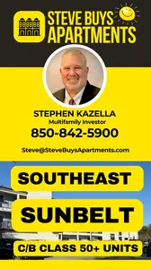 Steve Buys Apartments Multifamily Investor 850-842-5900