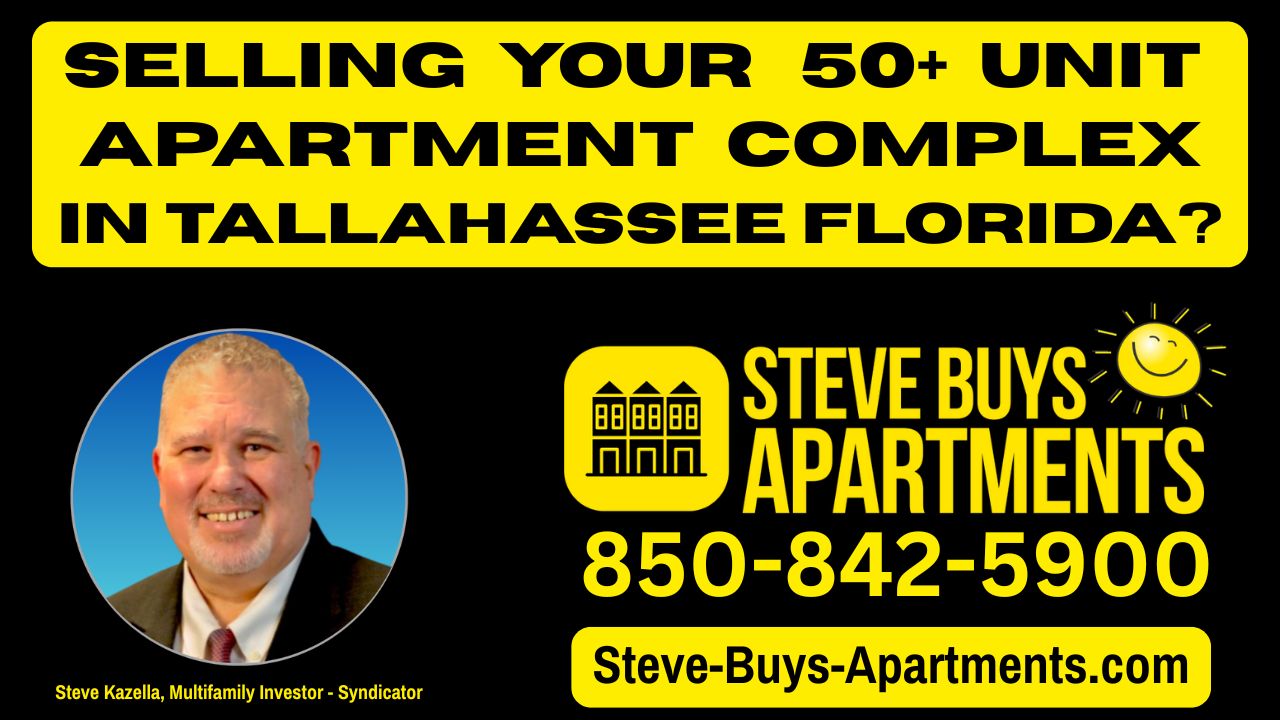 Sell Apartment Tallahassee - We Buy Apartment Complexes Tallahassee Florida 850-842-5900