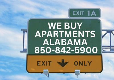 We buy apartment buildings Call me Alabama 850-842-5900